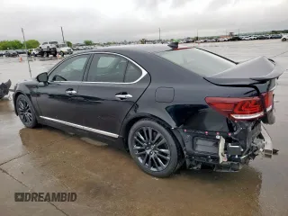 2017 Lexus LS with VIN JTHBL5EF0H5145689, listed as a Copart auction lot 51944735 with 55,904 mi miles and Salvage Title. Bid and sale history available at carsss.com. Image 2.