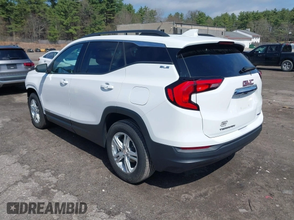 2020 GMC Terrain SLE with VIN 3GKALTEV1LL117342, listed as a IAAI auction lot 42075675 with 73,181 mi miles and . Bid and sale history available at DreamBid. Image 3.