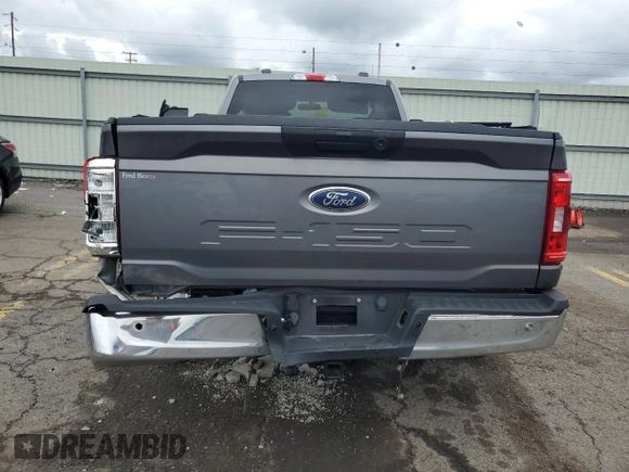 2021 Ford F-150 XL with VIN 1FTMF1E57MKD42212, listed as a Copart auction lot 61053984 with Not provided miles and Salvage title. Bid and sale history available at DreamBid. Image 6.
