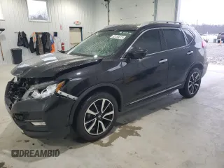 2020 Nissan Rogue SL with VIN 5N1AT2MV8LC720545, listed as a Copart auction lot 52154615 with 97,452 mi miles and Salvage Title. Bid and sale history available at carsss.com. Image 1.