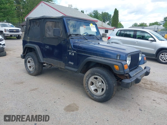 2002 Jeep Wrangler X with VIN 1J4FA39S82P735794, listed as a IAAI auction lot 42411386 with 141,219 mi miles and . Bid and sale history available at DreamBid. Image 1.