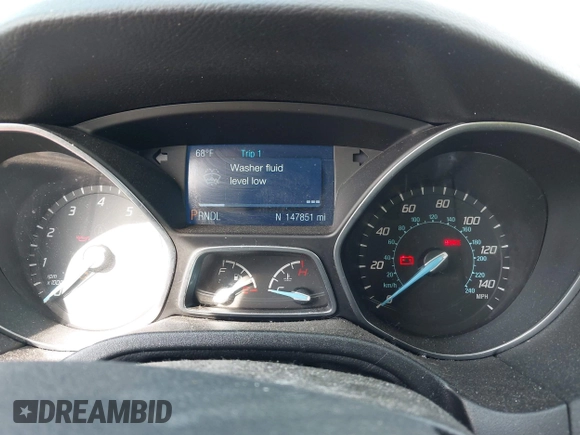 2014 Ford Focus SE with VIN 1FADP3F27EL396785, listed as a IAAI auction lot 42113377 with 147,851 mi miles. Bid and sale history available at carsss.com. Image 7.