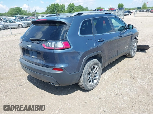 2020 Jeep Cherokee Altitude with VIN 1C4PJMLX7LD636746, listed as a IAAI auction lot 42271942 with 54,435 mi miles and . Bid and sale history available at DreamBid. Image 4.