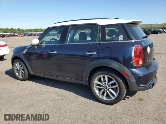 2013 MINI Countryman S with VIN WMWZC3C56DWP23892, listed as a Copart auction lot 58837985 with 98,988 mi miles and Clean title. Bid and sale history available at DreamBid. Image 2.
