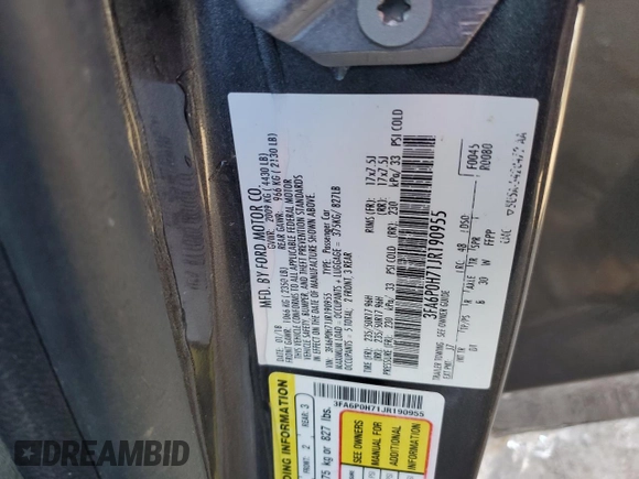 2018 Ford Fusion SE with VIN 3FA6P0H71JR190955, listed as a Copart auction lot 86531044 with 78,387 mi miles and Salvage Title. Bid and sale history available at DreamBid. Image 12.