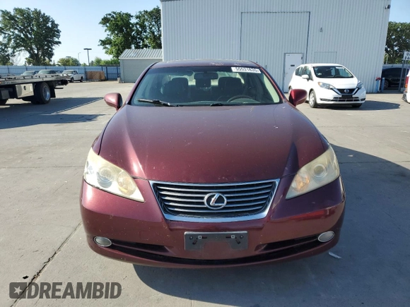 2008 Lexus ES with VIN JTHBJ46G482167400, listed as a Copart auction lot 55531835 with 252,260 mi miles and Clean Title. Bid and sale history available at carsss.com. Image 5.