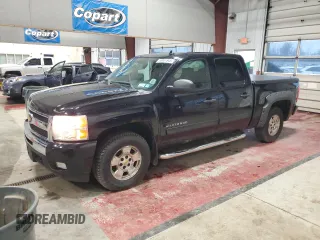 2011 Chevrolet Silverado 1500 LT with VIN 3GCPCSE02BG182891, listed as a Copart auction lot 50801645 with 166,606 mi miles and Salvage Title. Bid and sale history available at DreamBid. Image 1.