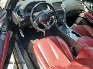 2017 Infiniti Q60 Sport with VIN JN1EV7EK5HM363508, listed as a Copart auction lot 52693455 with 120,435 mi miles and Salvage Title. Bid and sale history available at DreamBid. Image 8.