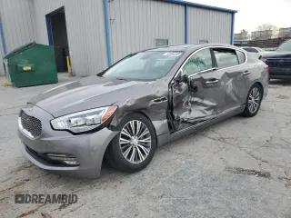 2017 Kia K900 Luxury with VIN KNALU4D36H6035550, listed as a Copart auction lot 50064555 with 102,212 mi miles and Salvage Title. Bid and sale history available at carsss.com. Image 1.
