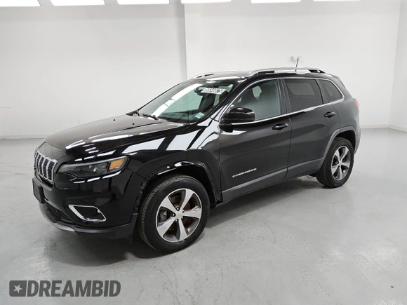 2020 Jeep Cherokee Limited with VIN 1C4PJMDN5LD549862, listed as a Copart auction lot 56846675 with 55,572 mi miles and Clean title. Bid and sale history available at DreamBid. Image 1.