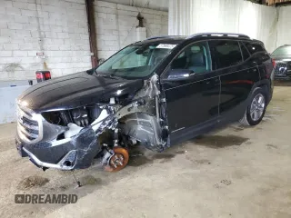 2021 GMC Terrain SLT z VIN 3GKALVEV9ML382572, wystawiony jako Copart lot #57566475 z przebiegiem 36 999 mil mil oraz Szkoda całkowita • Salvage title. Historia ofert i sprzedaży dostępna na DreamBid. Obrazek 1.