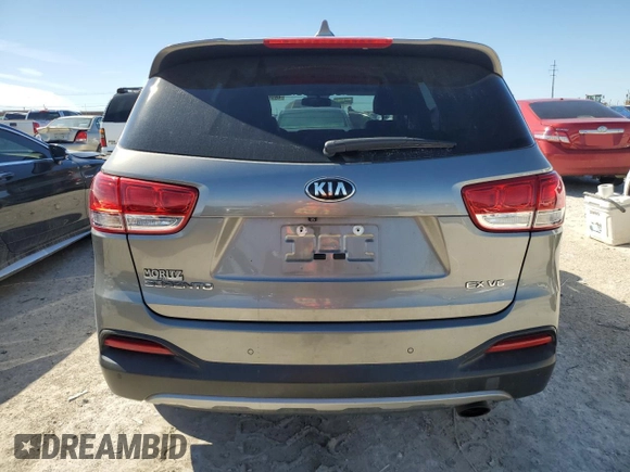 2017 Kia Sorento EX V6 with VIN 5XYPH4A59HG275008, listed as a Copart auction lot 46995155 with 79,534 mi miles and Salvage Title. Bid and sale history available at carsss.com. Image 6.