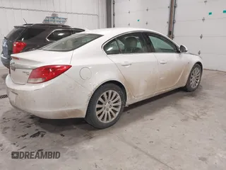 2011 Buick Regal CXL RL3 with VIN 2G4GR5EC0B9182579, listed as a IAAI auction lot 41593715 with 1 mi miles. Bid and sale history available at carsss.com. Image 4.