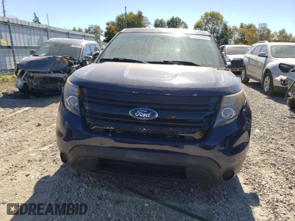 2015 Ford Utility Police Interceptor with VIN 1FM5K8AR7FGB20028, listed as a Copart auction lot 75304944 with 154,195 mi miles and Clean Title. Bid and sale history available at carsss.com. Image 5.