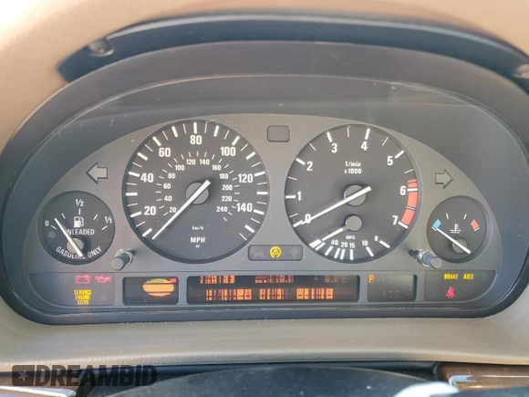 2001 BMW 7 Series 740iA with VIN WBAGG83421DN82147, listed as a Copart auction lot 75760544 with 0 mi miles and Clean Title. Bid and sale history available at carsss.com. Image 9.