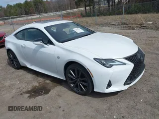 2023 Lexus RC with VIN JTHG85EC7P5007028, listed as a IAAI auction lot 41673154 with 19,876 mi miles. Bid and sale history available at carsss.com. Image 1.