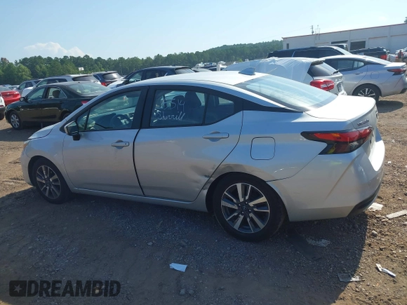 2023 Nissan Versa SV with VIN 3N1CN8EVXPL853622, listed as a IAAI auction lot 42863888 with 52,084 mi miles and . Bid and sale history available at DreamBid. Image 14.
