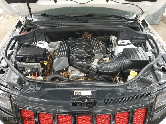 2015 Jeep Grand Cherokee SRT with VIN 1C4RJFDJ6FC902573, listed as a Copart auction lot 43718305 with 0 mi miles and Salvage Title. Bid and sale history available at carsss.com. Image 12.
