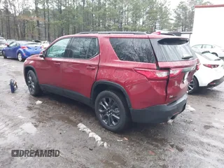 2021 Chevrolet Traverse RS with VIN 1GNERJKW7MJ143800, listed as a IAAI auction lot 41263252 with 211,463 mi miles. Bid and sale history available at carsss.com. Image 3.