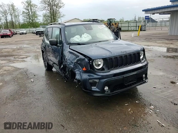 2021 Jeep Renegade Latitude with VIN ZACNJDBB6MPN30754, listed as a Copart auction lot 57025535 with 16,133 mi miles and Salvage title. Bid and sale history available at DreamBid. Image 15.