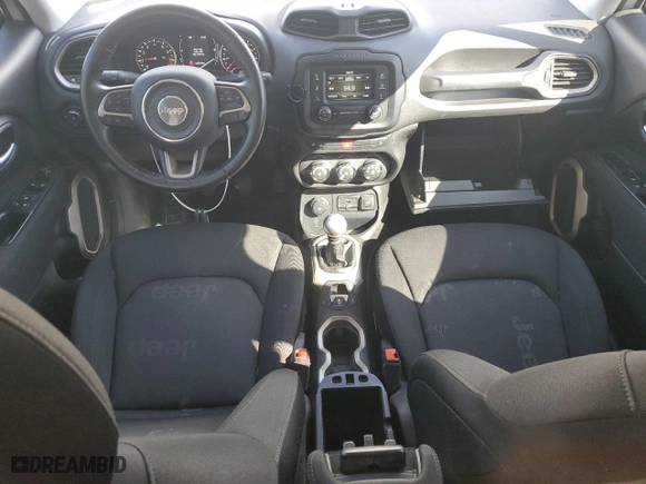 2017 Jeep Renegade Altitude with VIN ZACCJBBH2HPF02734, listed as a Copart auction lot 54343185 with 102,749 mi miles and Clean Title. Bid and sale history available at carsss.com. Image 8.