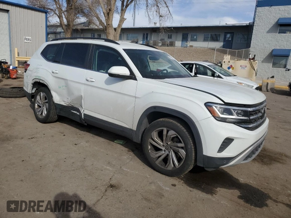 2021 Volkswagen Atlas SE z VIN 1V2HR2CA0MC526141, wystawiony jako Copart lot #46484105 z przebiegiem 49 420 mil mil oraz Szkoda całkowita • Salvage title. Historia ofert i sprzedaży dostępna na DreamBid. Obrazek 4.
