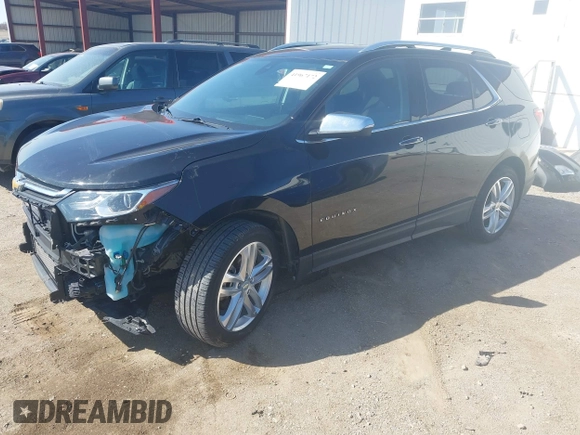 2019 Chevrolet Equinox Premier with VIN 2GNAXYEX7K6107231, listed as a IAAI auction lot 41967172 with 89,200 mi miles and . Bid and sale history available at DreamBid. Image 2.