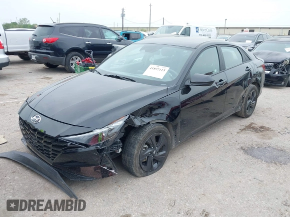 2023 Hyundai Elantra SEL with VIN KMHLM4AGXPU520757, listed as a IAAI auction lot 41892115 with 22,460 mi miles and . Bid and sale history available at DreamBid. Image 2.