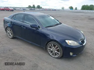 2007 Lexus IS 250 z VIN JTHBK262775030745, wystawiony jako IAAI lot #42224823 z przebiegiem 185 295 mil mil oraz . Historia ofert i sprzedaży dostępna na DreamBid. Obrazek 1.