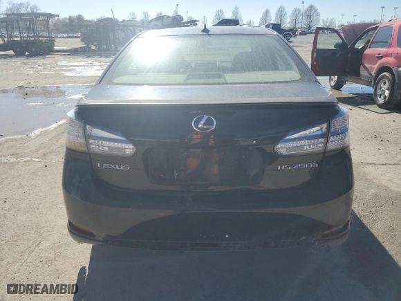 2010 Lexus HS 250h with VIN JTHBB1BAXA2001725, listed as a Copart auction lot 46612455 with NaN miles and Clean Title. Bid and sale history available at carsss.com. Image 6.