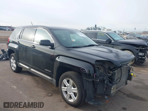 2016 GMC Terrain SLE with VIN 2GKFLSEK7G6175598, listed as a IAAI auction lot 41233296 with 75,126 mi miles. Bid and sale history available at carsss.com. Image 1.