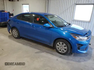 2021 Kia Rio S with VIN 3KPA24ADXME422202, listed as a Copart auction lot 85538434 with 99,138 mi miles and Salvage Title. Bid and sale history available at DreamBid. Image 4.