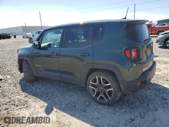 2021 Jeep Renegade Jeepster z VIN ZACNJCAB6MPM34019, wystawiony jako Copart lot #47381335 z przebiegiem 56 987 mil mil oraz Szkoda całkowita • Salvage title. Historia ofert i sprzedaży dostępna na DreamBid. Obrazek 2.