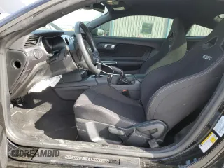 2021 Ford Mustang Mach 1 with VIN 1FA6P8R04M5552462, listed as a Copart auction lot 50628385 with 19,556 mi miles and Salvage Title. Bid and sale history available at carsss.com. Image 7.