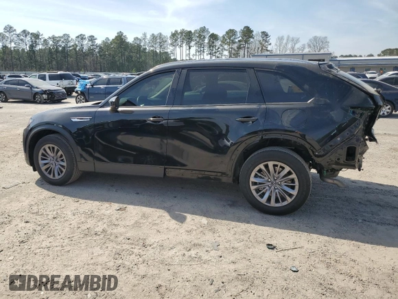 2025 Mazda CX-90 Preferred with VIN JM3KKBHD1S1208382, listed as a Copart auction lot 49275765 with 15,200 mi miles and Salvage title. Bid and sale history available at DreamBid. Image 2.