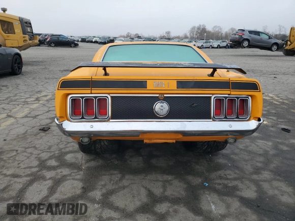 1970 Ford Mustang z VIN 0T02H149716, wystawiony jako Copart lot #78257704 z przebiegiem 3 658 mil mil oraz Szkoda całkowita • Salvage title. Historia ofert i sprzedaży dostępna na DreamBid. Obrazek 6.