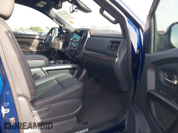 2021 Nissan Titan Pro-4X with VIN 1N6AA1ED3MN531427, listed as a IAAI auction lot 42615123 with 53,695 mi miles and . Bid and sale history available at DreamBid. Image 5.