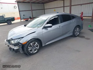 2017 Honda Civic Sedan LX with VIN 19XFC2F53HE008998, listed as a IAAI auction lot 41766055 with 105,740 mi miles. Bid and sale history available at carsss.com. Image 18.