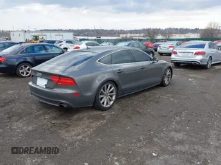 2013 Audi A7 3.0 Premium Plus with VIN WAUYGAFC5DN077054, listed as a IAAI auction lot 41298537 with 150,679 mi miles. Bid and sale history available at carsss.com. Image 4.