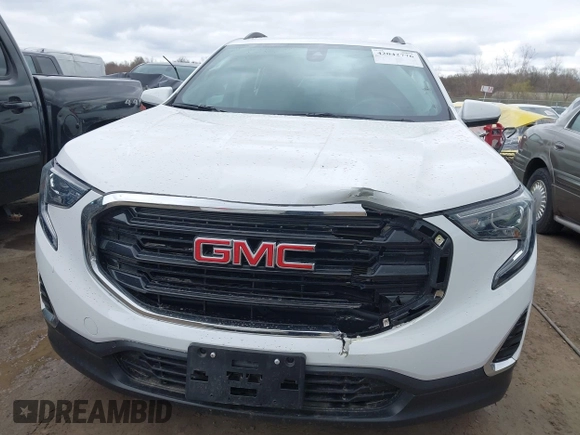 2020 GMC Terrain SLE with VIN 3GKALMEV1LL141985, listed as a IAAI auction lot 42042776 with 37,257 mi miles. Bid and sale history available at carsss.com. Image 13.