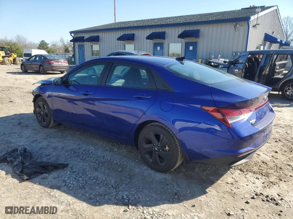 2022 Hyundai Elantra Essential with VIN KMHLM4AG7NU312154, listed as a Copart auction lot 46621275 with 20,985 mi miles and Salvage Title. Bid and sale history available at carsss.com. Image 2.