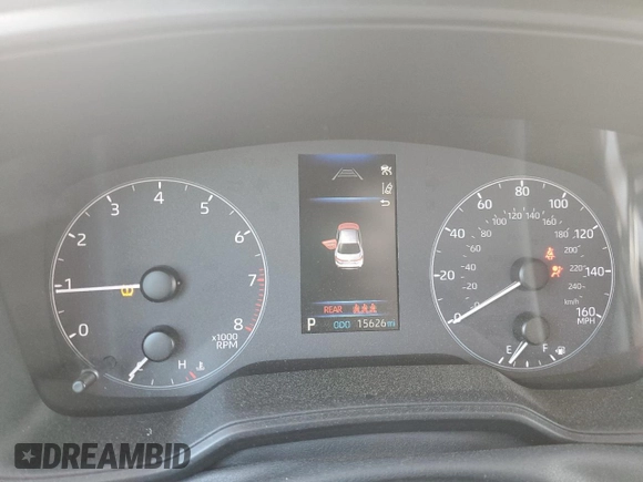 2024 Toyota Corolla LE with VIN 5YFB4MDE2RP193619, listed as a Copart auction lot 54428635 with 15,626 mi miles and Salvage title. Bid and sale history available at DreamBid. Image 9.