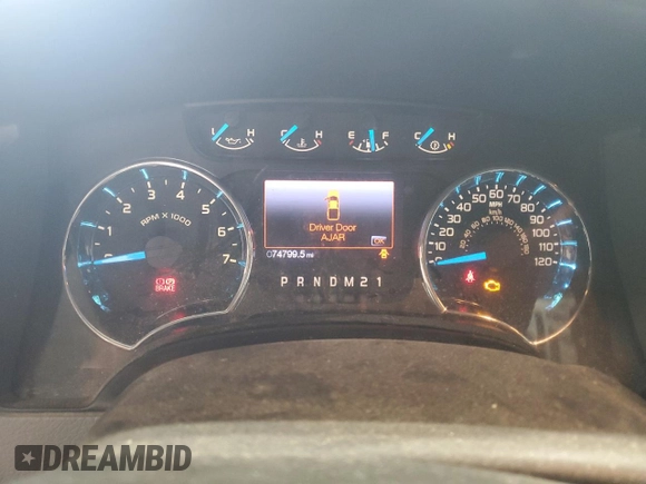 2013 Ford F-150 XL with VIN 1FTFX1ETXDKD54293, listed as a Copart auction lot 61966715 with 74,799 mi miles and Clean title. Bid and sale history available at DreamBid. Image 9.