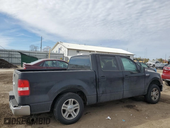 2007 Ford F-150 XLT with VIN 1FTRW12WX7FA85403, listed as a Copart auction lot 46166425 with 246,568 mi miles and Salvage Title. Bid and sale history available at carsss.com. Image 3.