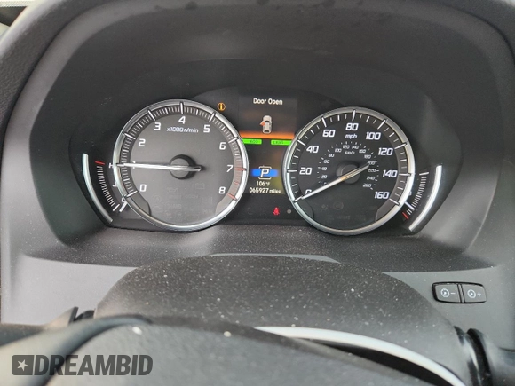 2017 Acura MDX Technology with VIN 5FRYD4H58HB011676, listed as a Copart auction lot 60608615 with 65,927 mi miles and Salvage title. Bid and sale history available at DreamBid. Image 9.