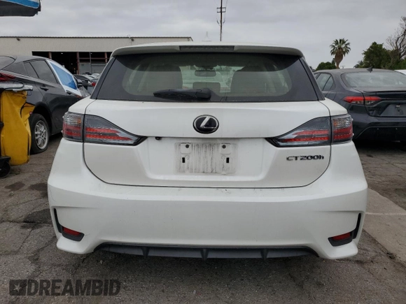 2017 Lexus CT with VIN JTHKD5BH3H2280282, listed as a Copart auction lot 52647815 with 82,370 mi miles and Clean Title. Bid and sale history available at carsss.com. Image 6.