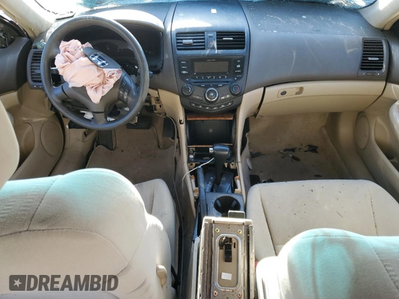 2005 Honda Accord EX with VIN 1HGCM56715A023826, listed as a Copart auction lot 53231475 with Not Provided miles and Salvage Title. Bid and sale history available at DreamBid. Image 8.
