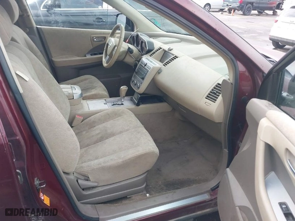 2006 Nissan Murano SL with VIN JN8AZ08W76W506485, listed as a IAAI auction lot 41992620 with 208,287 mi miles. Bid and sale history available at carsss.com. Image 5.