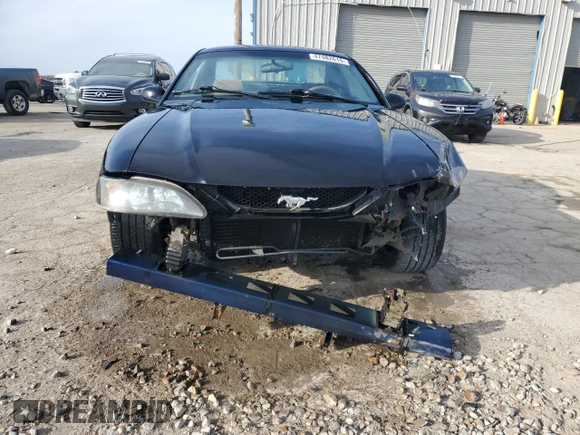 1995 Ford Mustang with VIN 1FALP4046SF257611, listed as a Copart auction lot 47482615 with 175,337 mi miles and Salvage Title. Bid and sale history available at carsss.com. Image 5.