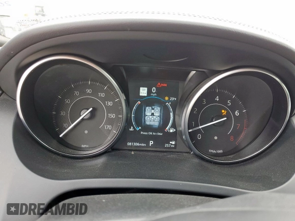2019 Jaguar E-Pace SE with VIN SADFP2FX1K1Z35910, listed as a Copart auction lot 45399745 with 81,306 mi miles and Salvage Title. Bid and sale history available at DreamBid. Image 9.